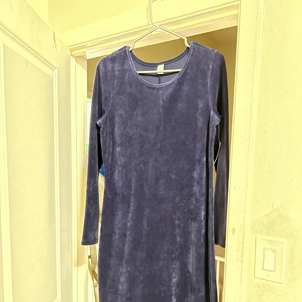 Navy 3/4 Fall dress